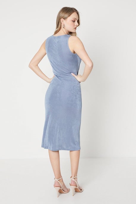 Ruched Side Midi Dress