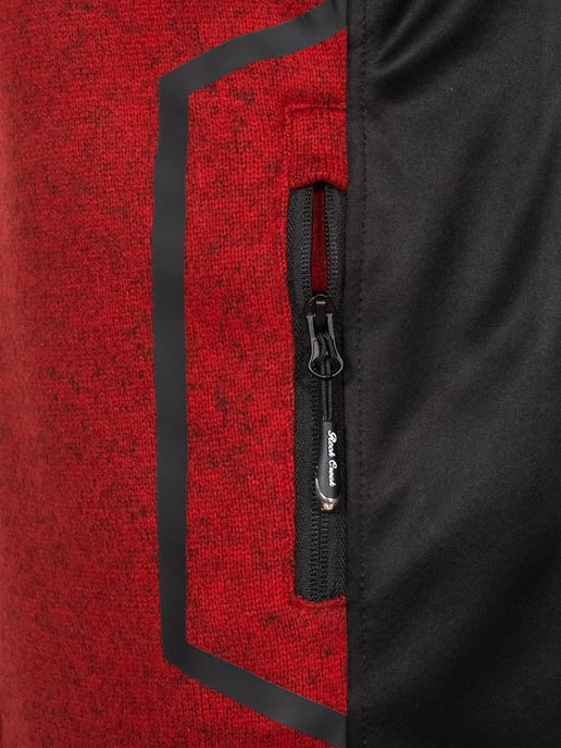 Rock Creek Fleecejacke Rot