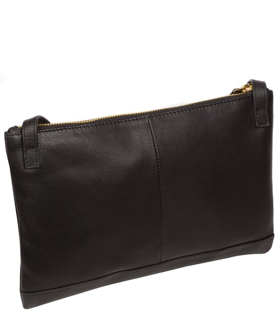 'Anya' Black Nappa Leather Cross Body Bag