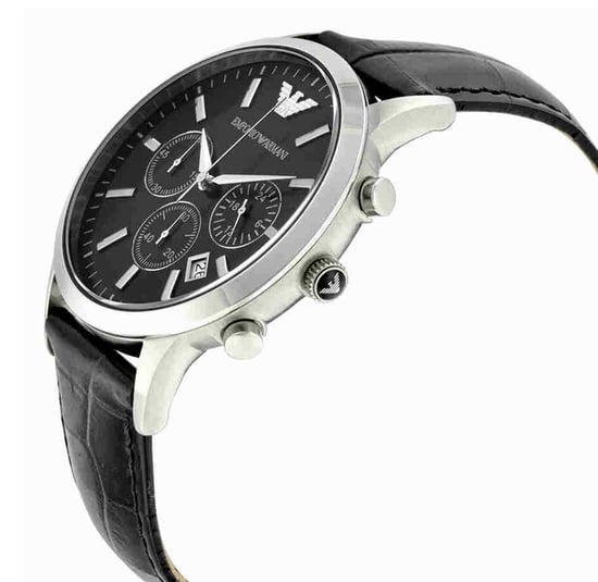 Emporio Armani Renato Men's Black Watch AR2447 - Image 2