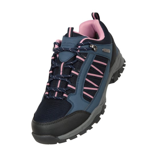 Mountain Warehouse Womens/Ladies Path Waterproof Outdoor Walking Shoes (Navy)