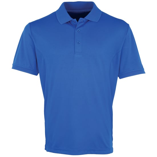 Premier Mens Coolchecker Pique Short Sleeve Polo T-Shirt (Royal) - Image 1