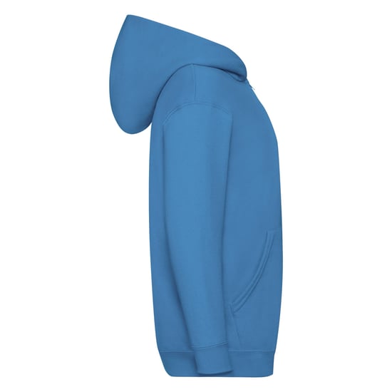 Fruit of the Loom Childrens/Kids Classic Full Zip Hoodie (Azure Blue) - Image 3