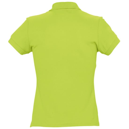 SOLS Womens/Ladies Passion Pique Short Sleeve Polo Shirt (Apple Green) - Image 2