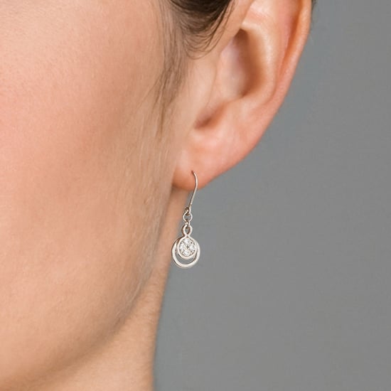 Orphelia Women's 925 Sterling Silver Drop Earrings - Silver ZO-5119 - Image 4