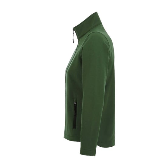 SOLS Womens/Ladies Race Soft Shell Jacket (Bottle Green) - Image 3