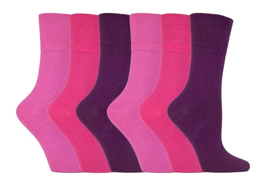 Paquete de 6 calcetines para diabéticos no elásticos con costuras en los dedos unidas a mano - Image 1