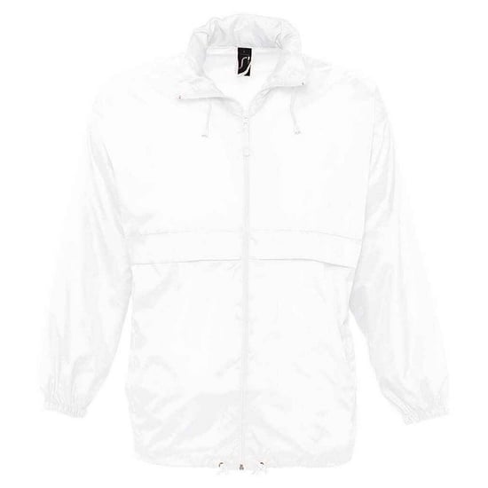 SOLS Unisex Adult Surf Windbreaker (White) - Image 1