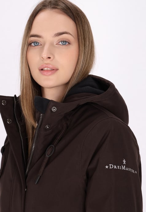 Dreimaster Winter jacket women dark brown - Image 5
