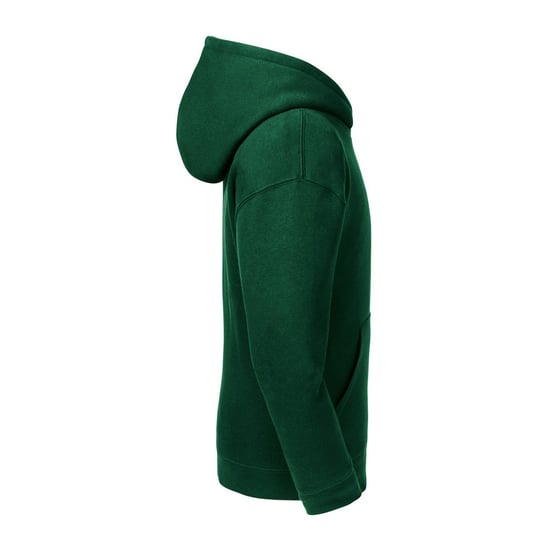 Russell Kids/Childrens Authentic Hooded Sweatshirt (Bottle Green) - Image 3