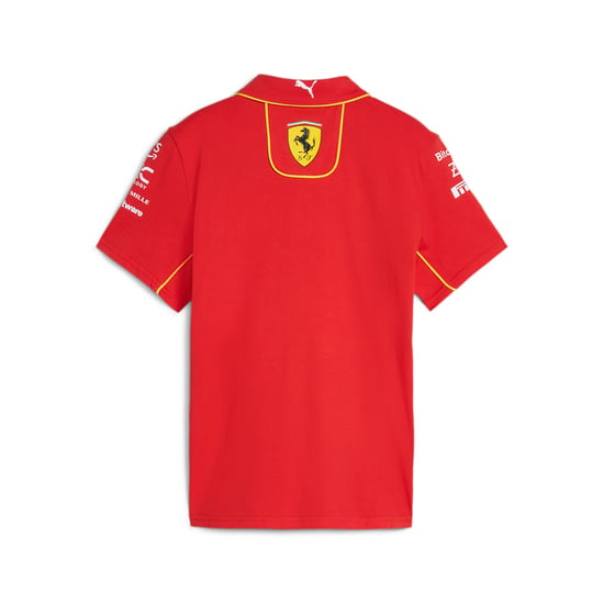 PUMA Kids Unisex Scuderia Ferrari 2024 Replica Collection Team Polo Shirt - Image 2