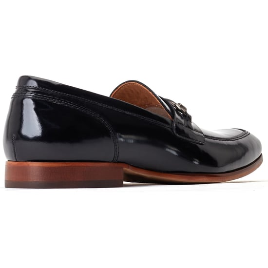 Base London Russo Leather Men's Black Loafers - Image 2