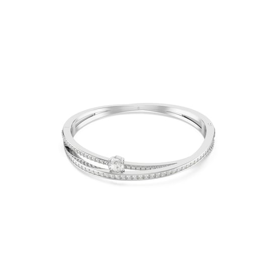 Swarovski 'Hyperbola' Women's Base Metal Bracelet - Silver 5691225 - Image 1