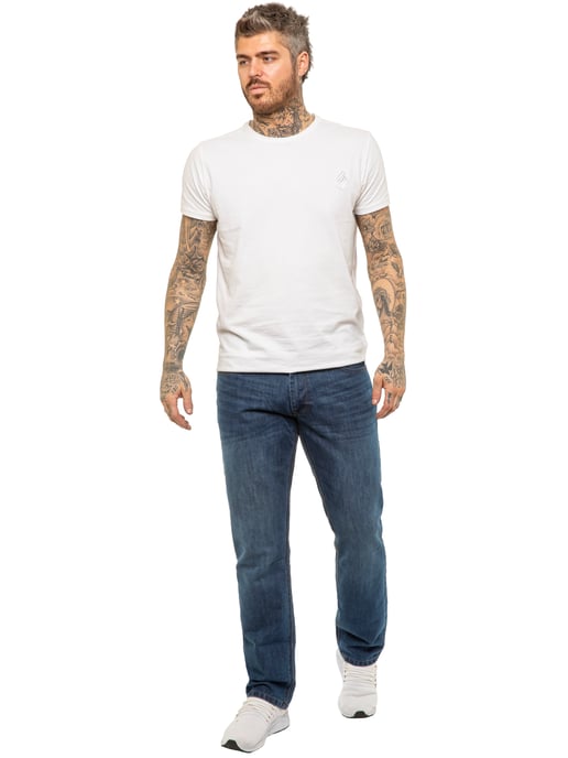 Enzo | Jeans de denim de diseñador para hombre, corte regular - Azul - Image 4