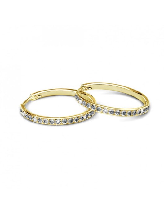 Pendientes Chic - Oro y Cristal - Image 3