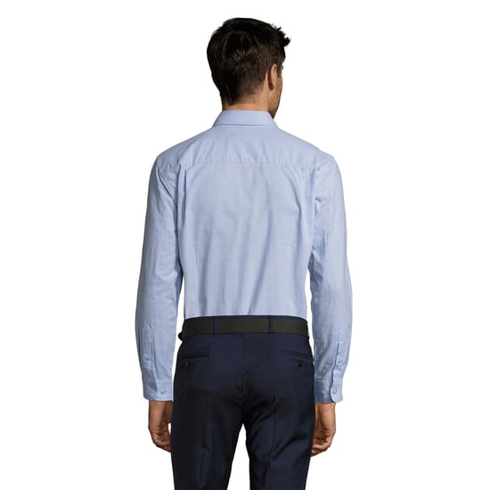 SOLS Mens Boston Shirt (Sky Blue) - Image 2