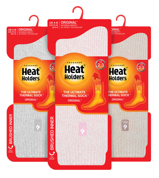 HEAT HOLDERS - 3 Pack Multipack Ladies Insulated Thermal Socks for Winter - Viena - Image 2