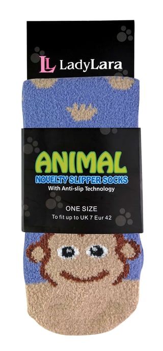 Calcetines antideslizantes para mujer con diseño de animales - Image 2