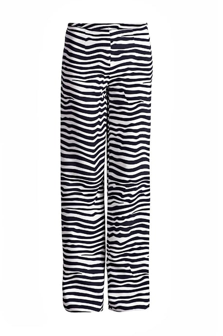 Striped Wide Leg Trousers