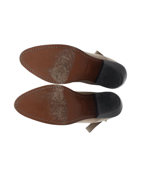 Chloé Ankle Boots in Beige Suede - Image 6