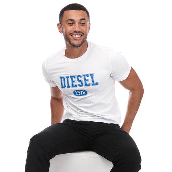 Men's Diesel T-DIEGOR T-Shirt in White