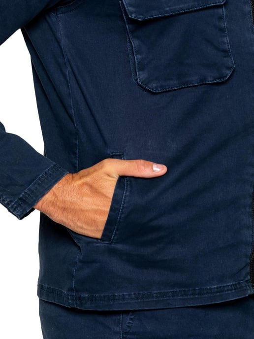 Enzo | Chándal con pantalón corto para hombre - Azul marino - Image 6