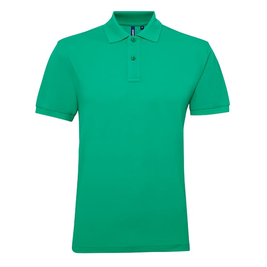 Asquith & Fox Mens Short Sleeve Performance Blend Polo Shirt (Kelly) - Image 1