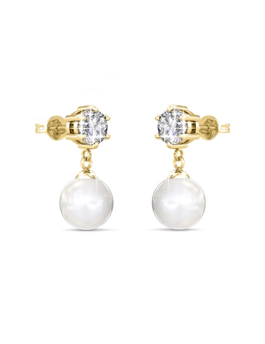 Pendientes Pauline - Oro y Cristal - Image 3