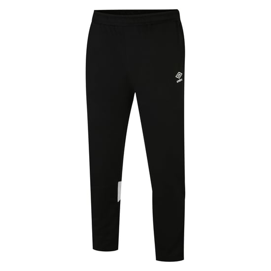 Umbro Mens Total Training Knitted Jogging Bottoms (Black/White) - Image 1
