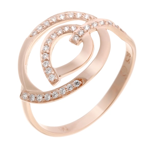 Orphelia Women's 925 Sterling Silver Ring - Rose ZR-7114/RG