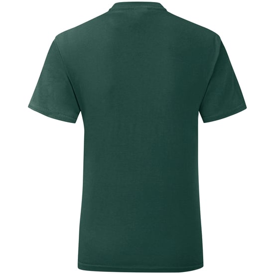Fruit Of The Loom Mens Iconic T-Shirt (Pack of 5) (Forest Green) - Image 2