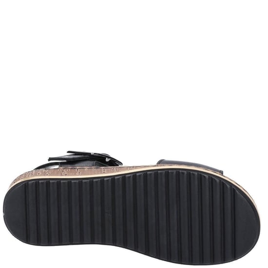 Hush Puppies Womens/Ladies Ellie Leather Wedge Sandals (Black) - Image 4