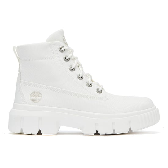 Timberland Greyfield Fabric Womens White Boots - Image 5