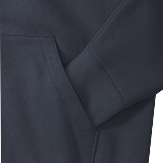 Russell Mens Authentic Full Zip Hooded Sweatshirt / Hoodie (Convoy Grey) - Image 5