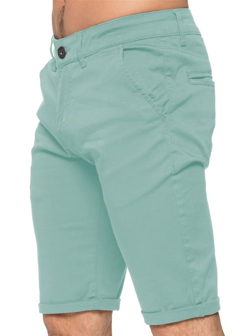 Pantalones cortos chinos Enzo Slim Fit Stretch para hombre - Image 2