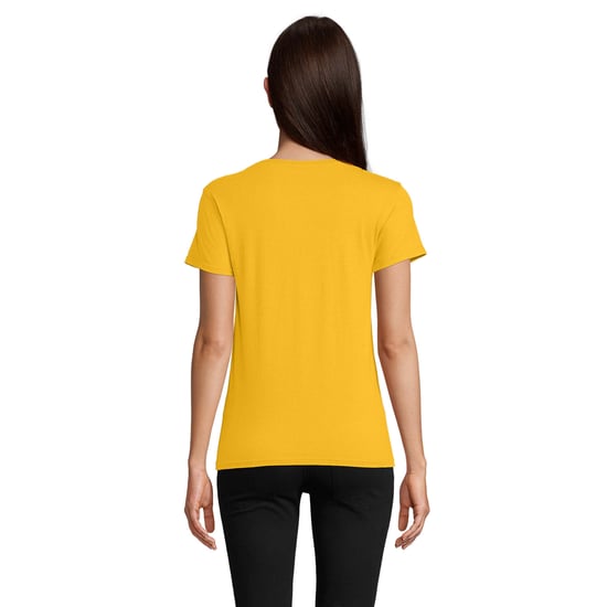 SOLS Womens/Ladies Pioneer T-Shirt (Gold) - Image 2