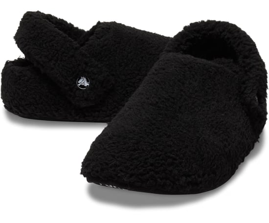 Crocs Classic Cozzzy Women's Black Slippers - Image 4
