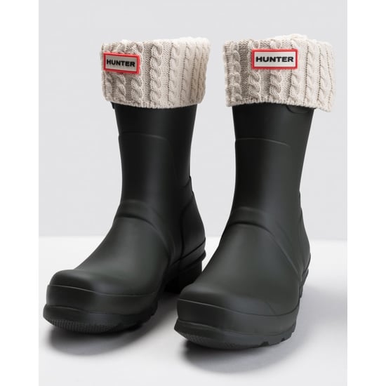 Hunter Recycled Mini Cable Tall Boot Sock - Image 1