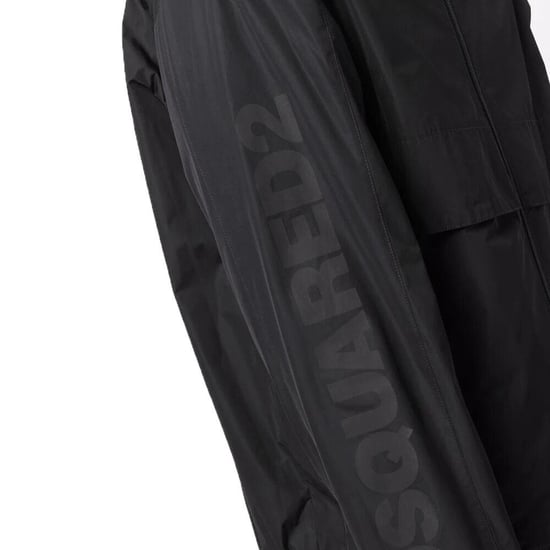 Dsquared2 Men's High Neck Zipped Lightweight Jacket Black