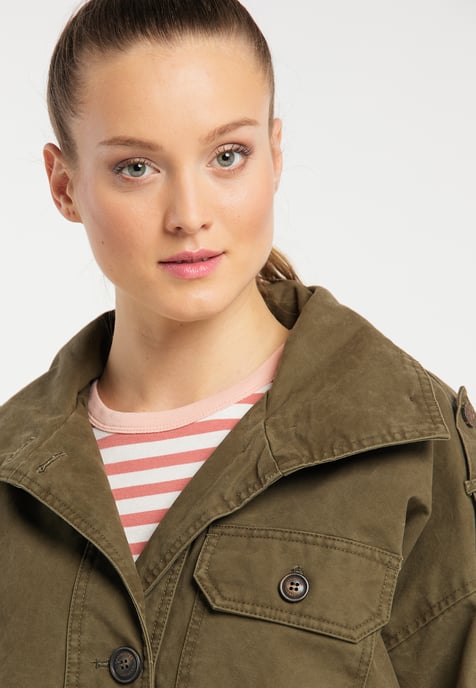 Dreimaster light jacket women desert green - Image 5