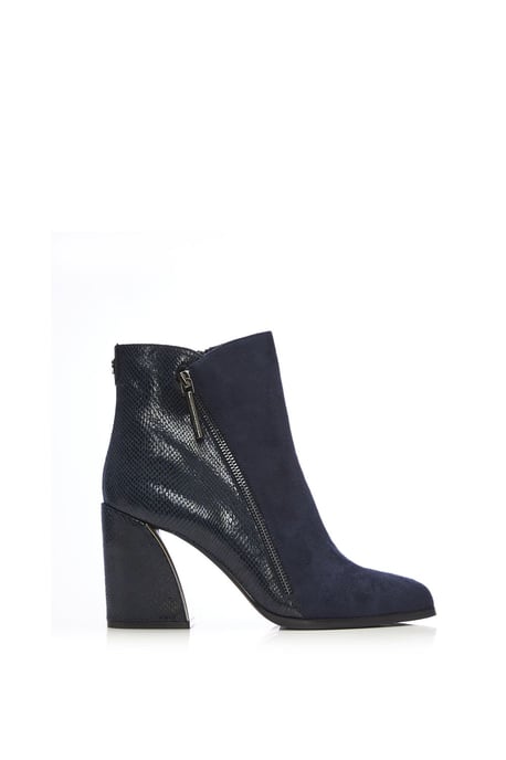'Amy W' Navy Alcantara Ankle Boots