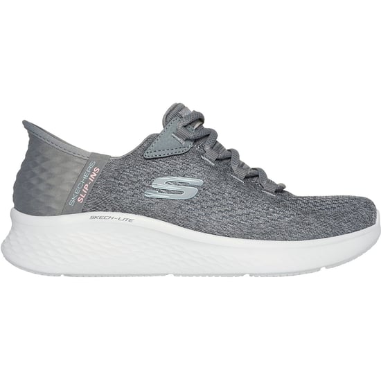Skechers Skech-Lite Pro Natural Textile Women's Grey/Multi Trainers - Image 5