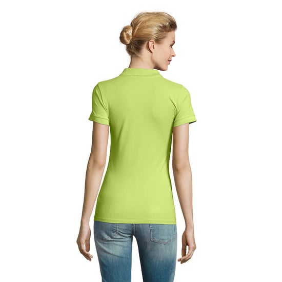 SOLS Womens/Ladies Perfect Polo Shirt (Apple Green) - Image 2