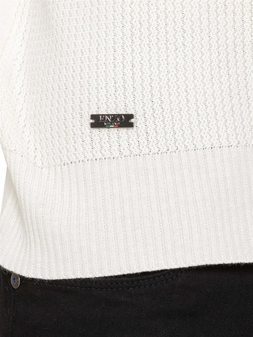 Enzo Milano | Jersey de cuello redondo para hombre - Image 3