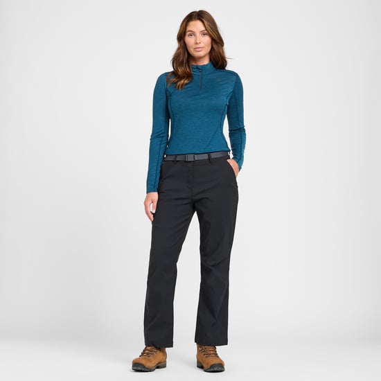 Brasher Women's Stretch Water Repellant Walking & Hiking Trousers with Built in Belt