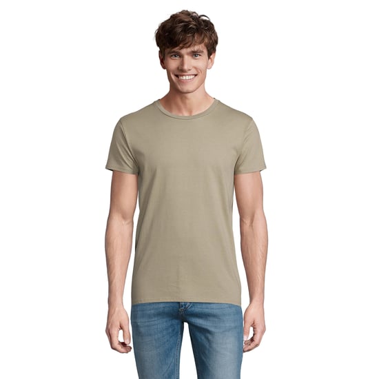 SOLS Mens Pioneer Organic Cotton T-Shirt (Khaki) - Image 1