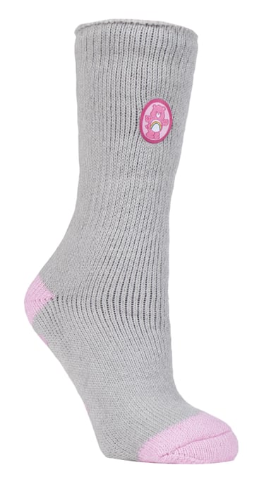 Calentadores - Calcetines térmicos Eeyore para mujer, gruesos, suaves, antideslizantes y cómodos - Care Bear - Image 1