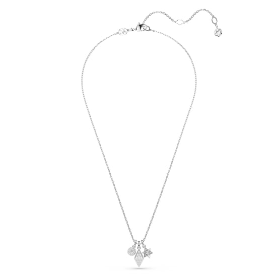 Swarovski 'Dextera' Women's Base Metal Necklace - Silver 5700288 - Image 2