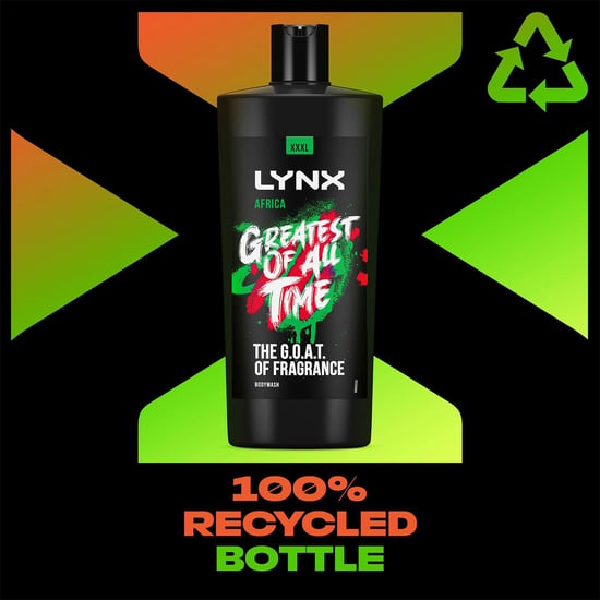 Lynx G.O.A.T Shower Gel up to 12H Refreshing Fragrance XXXL Africa, 700ml