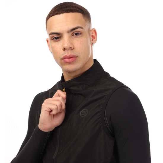 Men's Skins Series-3 Running Gilet in Black